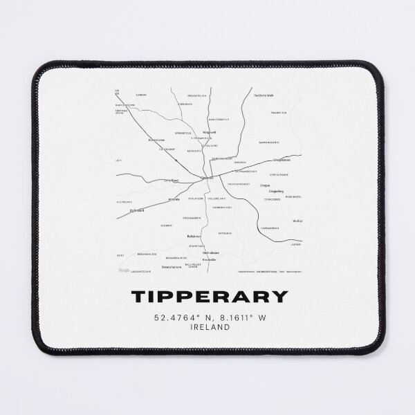 Item preview, Tipperary Ireland Minimalist Map Print designed and sold by RM-Journey.