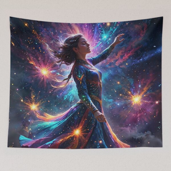Item preview, Gini in an Elegant Gown Summoning the Powers of the Cosmos designed and sold by shakespeare1212.