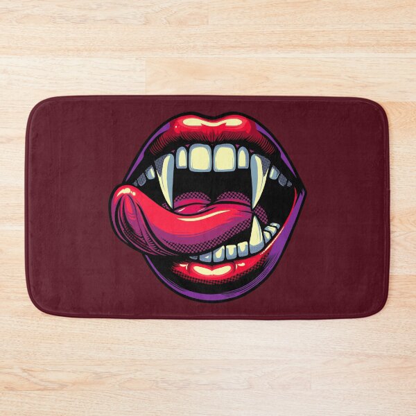 Item preview, Vampire Lips with Tongue Licking Its Fang designed and sold by Ghost on Toast.