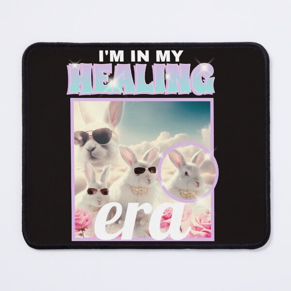 Item preview, I'm In My Healing Era – Bunny Squad Self-Care designed and sold by PicklesPrintsCo.