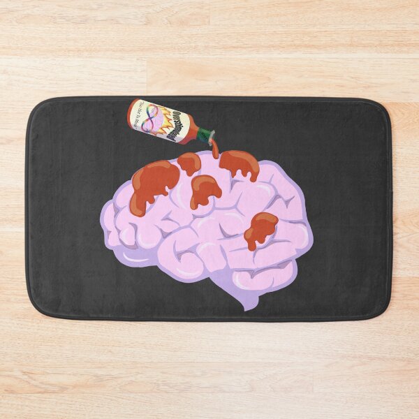 Item preview, Neurospicy Brain with Hot Sauce designed and sold by Ivorycrow.