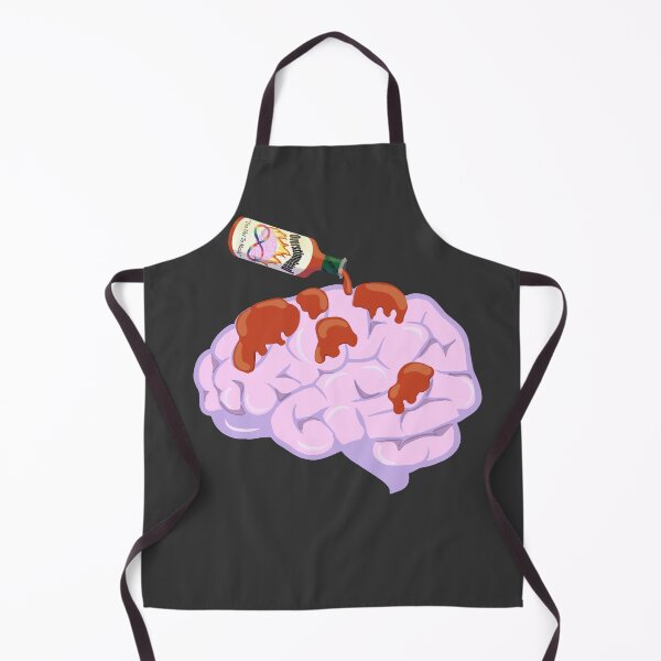 Item preview, Neurospicy Brain with Hot Sauce designed and sold by Ivorycrow.