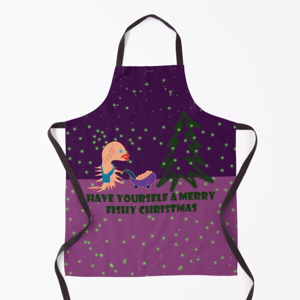 Item preview, Merry Fishy Christmas designed and sold by shrewdmovenet.