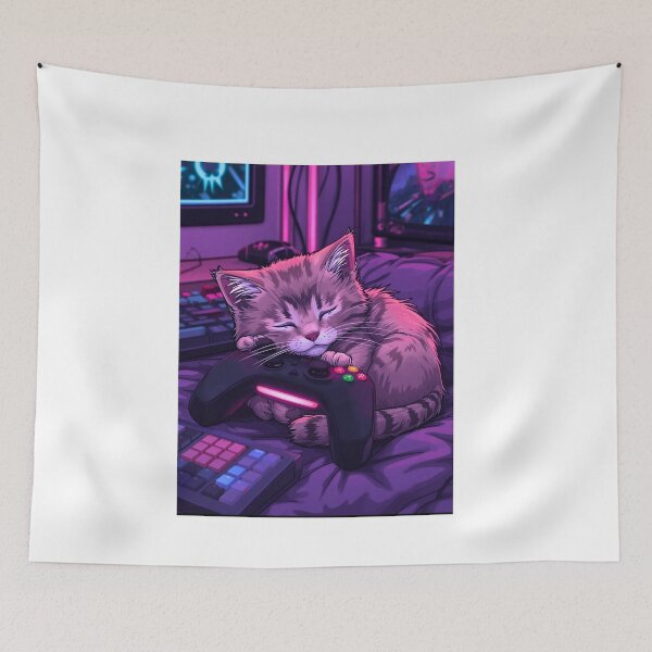 Item preview, Gamer Cat Nap designed and sold by FitEnvy.