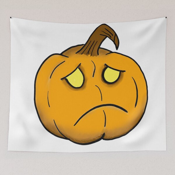 Item preview, Sad Jack-o-lantern designed and sold by DanielPowers.