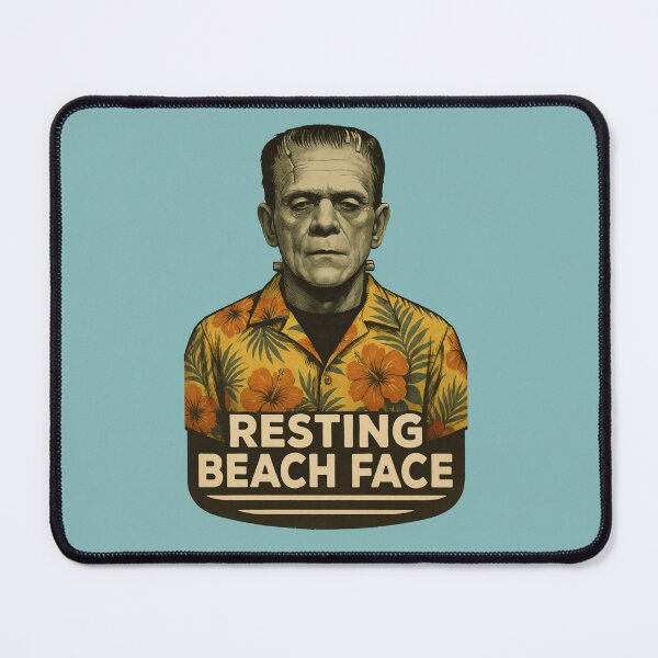 Item preview, Resting Beach Face – Frankenstein Summer Vibes designed and sold by hangmeart.