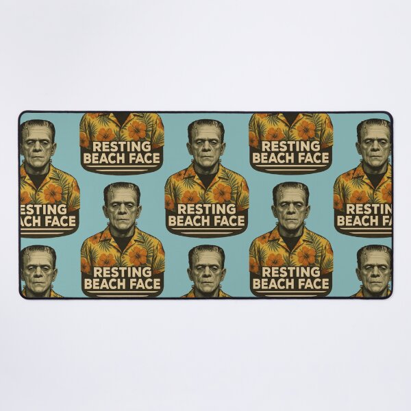 Item preview, Resting Beach Face – Frankenstein Summer Vibes designed and sold by hangmeart.