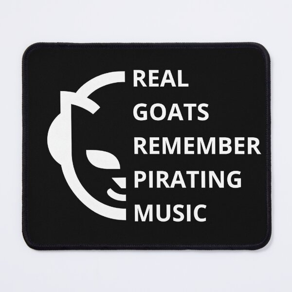 Item preview, Real GOATs Remember Pirating Music designed and sold by Dragon Space.