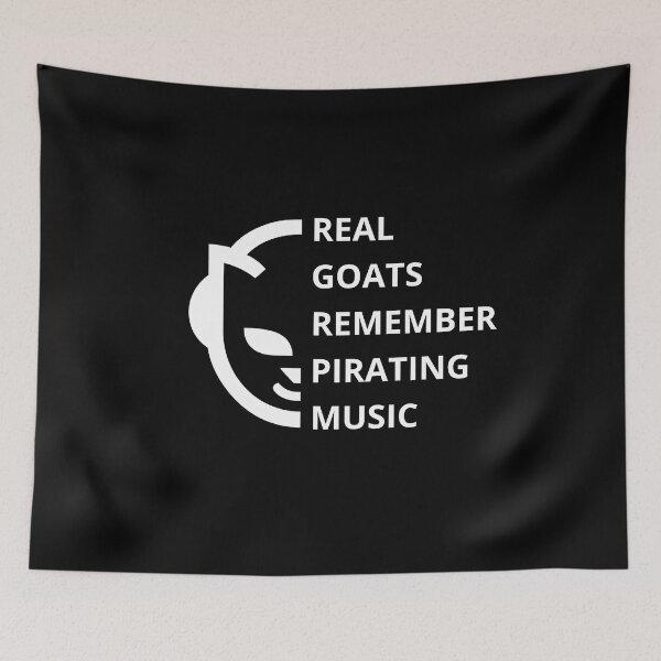 Item preview, Real GOATs Remember Pirating Music designed and sold by Dragon Space.