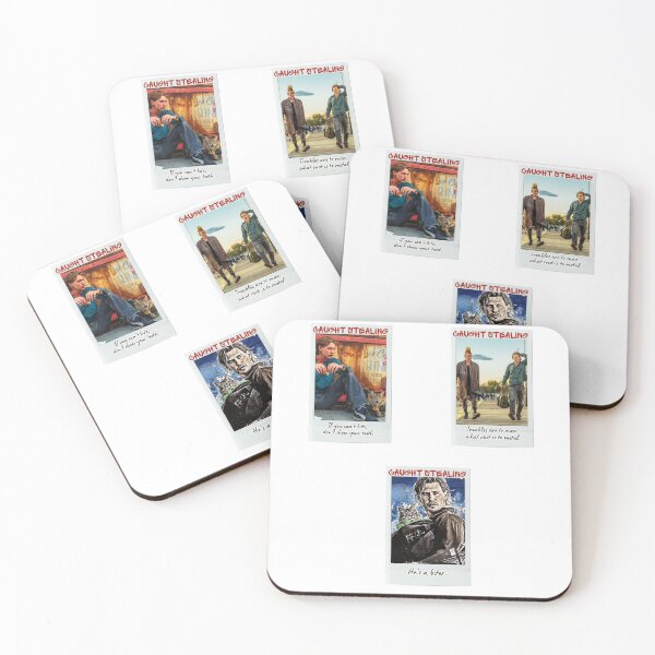 Item preview, Caught Stealing Movie HD Sticker Set / T Shirt designed and sold by DiverseDazzle.