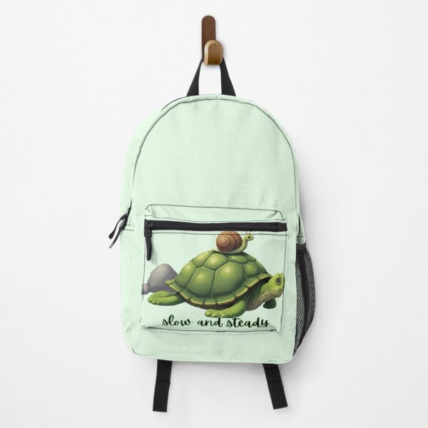 Item preview, Slow and Steady – Turtle and Snail Design designed and sold by PriyaMagic.