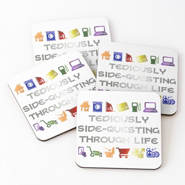 Item preview, Tediously Side-Questing Through Life designed and sold by FictionalHangov.