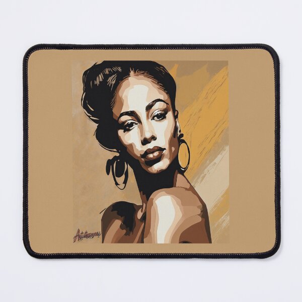 Item preview, "Sade Adu: Timelessly Elegant Portrait of Soul and Jazz" designed and sold by Artisticanvas.
