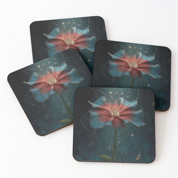 Item preview, Enchanted Fantasy Flower – Glowing Surreal Botanical Artwork designed and sold by dawnleblanc55.