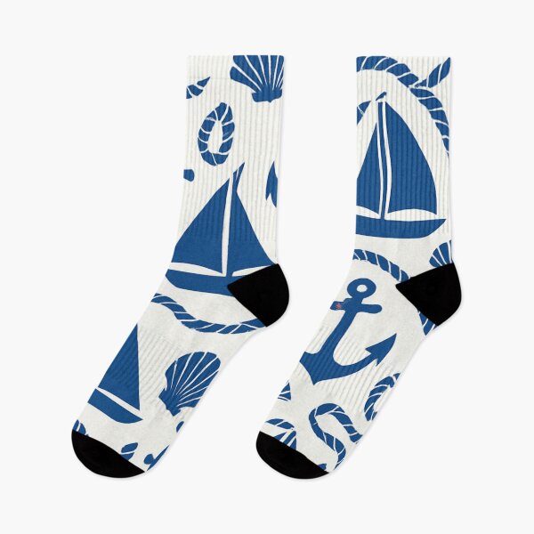 Item preview, blue and white nautical pattern designed and sold by Kristylynn757.