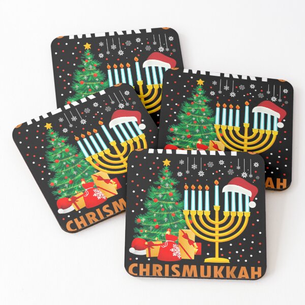 Item preview, Feliz Chrismukkah Navidad judía Hanukkah Chanukah designed and sold by PaulHuddlesto41.