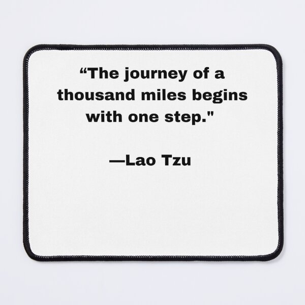 Item preview, Journey of a Thousand Miles Begins With One Step |T-Shirt Classic| Lao Tzu designed and sold by SeaNympth.