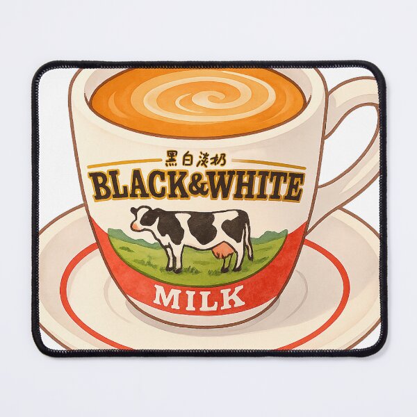 Item preview, Hong Kong Milk Tea Black White Cup designed and sold by skyocean0.