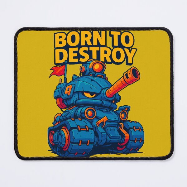 Item preview, Born To Destroy – Futuristic Battle Tank Vector Art designed and sold by Thaivi Design.