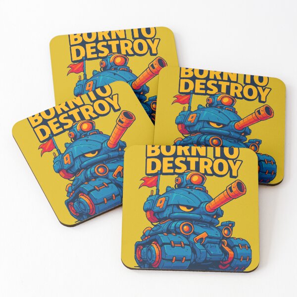 Item preview, Born To Destroy – Futuristic Battle Tank Vector Art designed and sold by Thaivi Design.