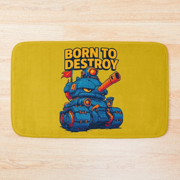 Item preview, Born To Destroy – Futuristic Battle Tank Vector Art designed and sold by Thaivi Design.