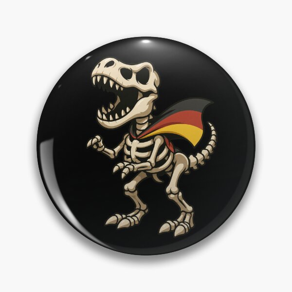 Item preview, Dinosaur Trex Skeleton Halloween Germany Flag Boys Girls Kids designed and sold by rafaeltto.