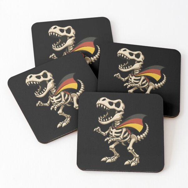 Item preview, Dinosaur Trex Skeleton Halloween Germany Flag Boys Girls Kids designed and sold by rafaeltto.