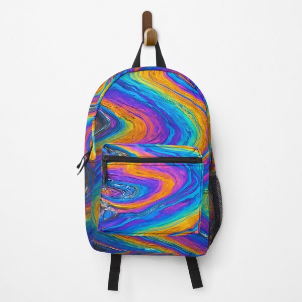 Item preview, Photorealistic Oily Water Rainbow Pattern Iridescent Abstract Design designed and sold by Buzzink.