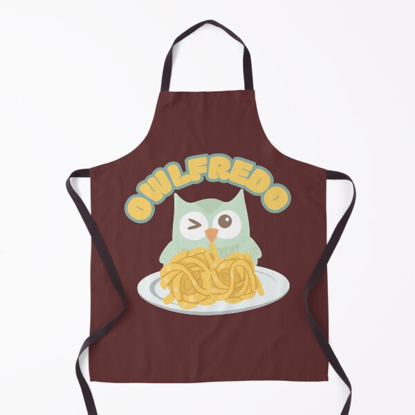 Item preview, Owlfredo – Cute Owl Pasta Pun Design designed and sold by Carmen Gomez.