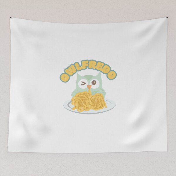Item preview, Owlfredo – Cute Owl Pasta Pun Design designed and sold by Carmen Gomez.