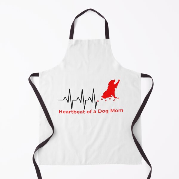 Item preview, Heartbeat of a Dog Mom – Paw Print Pet Lover EKG T-Shirt designed and sold by Pattie Marie.
