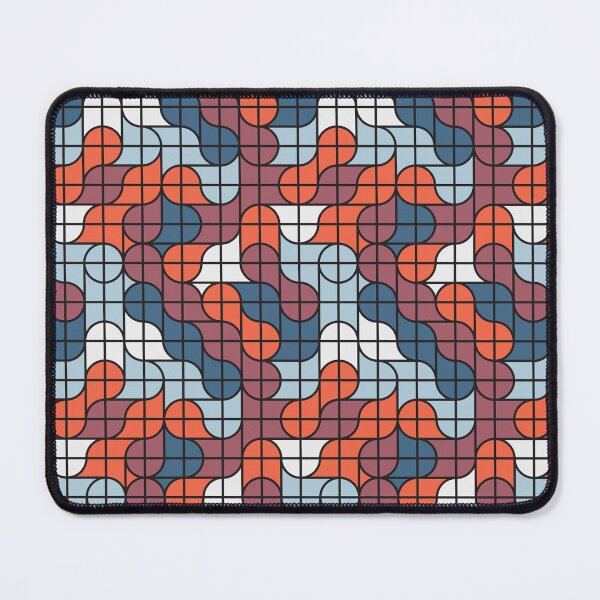 Item preview, Retro Geometric Mid Century Modern Throw Pillow designed and sold by FestivityFinds.