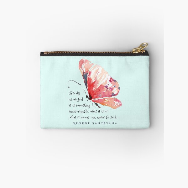 Item preview, George Santayana quote: Beauty as we feel it is something indescribable: what it is or what it means can never be said. designed and sold by artbleed.