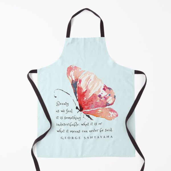 Item preview, George Santayana quote: Beauty as we feel it is something indescribable: what it is or what it means can never be said. designed and sold by artbleed.