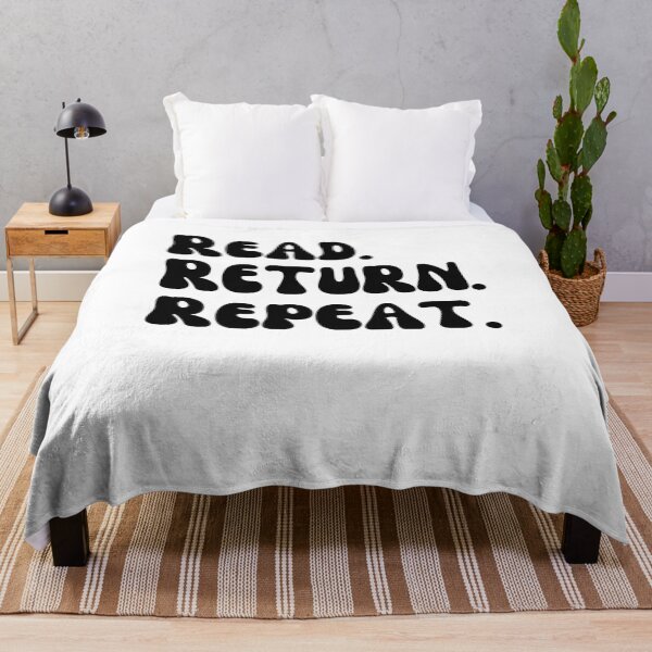 Item preview, Read Return Repeat funny cute reading reader Librarian book designed and sold by snowry.