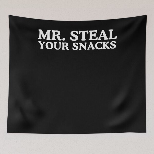 Item preview, Funny Mr. Steal your snacks kids or men who Snack foodie designed and sold by snowry.