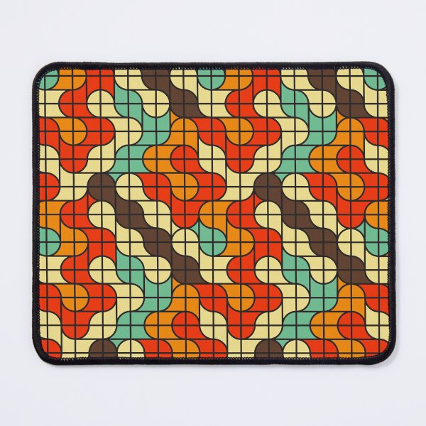 Item preview, Retro Geometric Mid Century Abstract Art Board designed and sold by FestivityFinds.