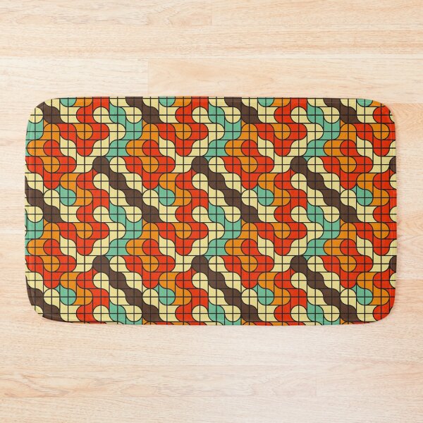 Item preview, Retro Geometric Mid Century Abstract Art Board designed and sold by FestivityFinds.