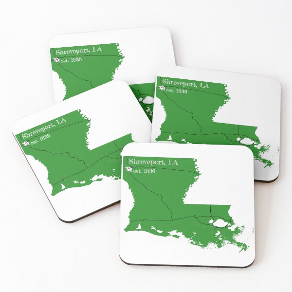 Item preview, Shreveport, LA [Green] designed and sold by PhilbonianDezin.