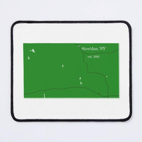 Item preview, Sheridan, WY [Green] designed and sold by PhilbonianDezin.