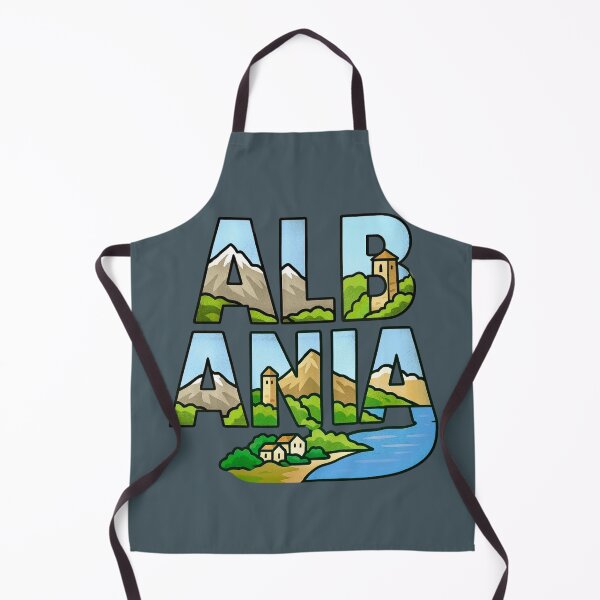 Item preview, Albania — Scenic Typography Art designed and sold by Myra365Art.
