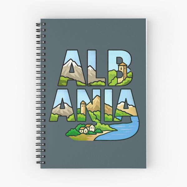 Item preview, Albania — Scenic Typography Art designed and sold by Myra365Art.