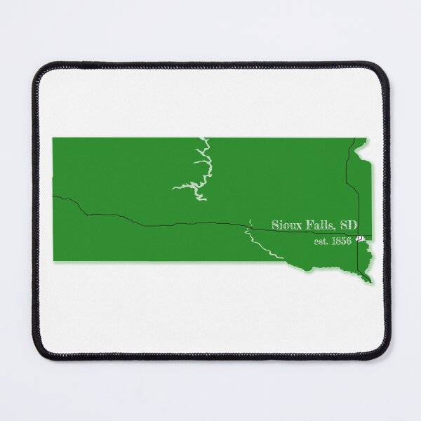 Item preview, Sioux Falls, SD [Green] designed and sold by PhilbonianDezin.