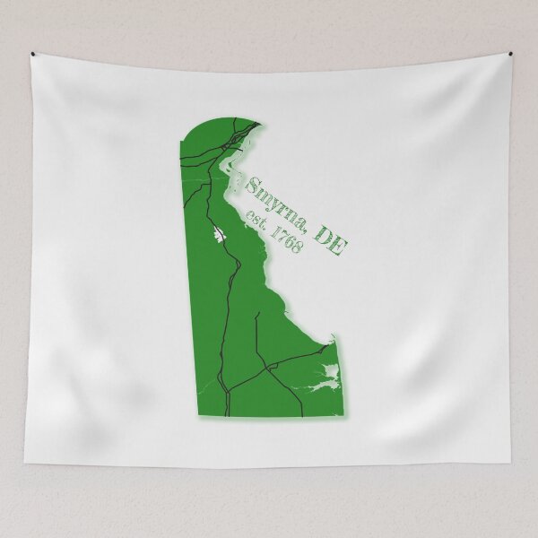 Item preview, Smyrna, DE [Green] designed and sold by PhilbonianDezin.