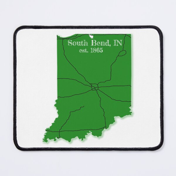 Item preview, South Bend, IN [Green] designed and sold by PhilbonianDezin.