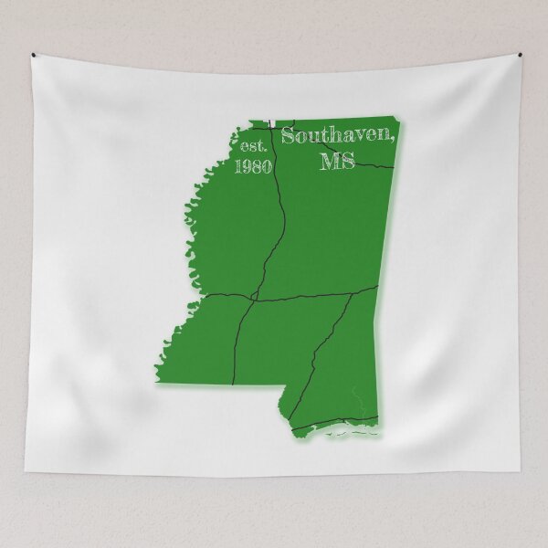 Item preview, Southaven, MS [Green] designed and sold by PhilbonianDezin.