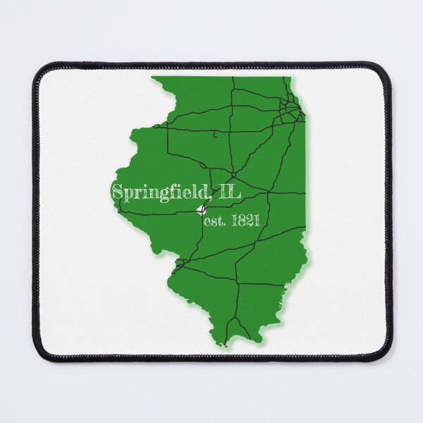 Item preview, Springfield, IL [Green] designed and sold by PhilbonianDezin.