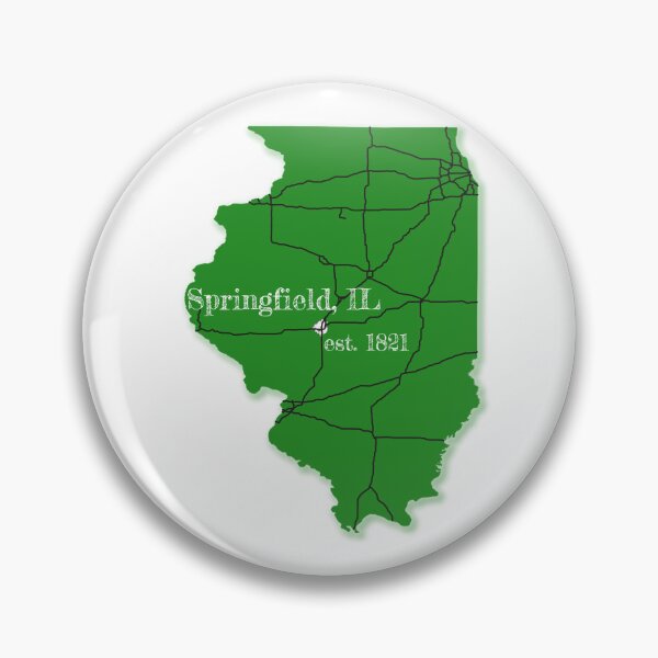 Item preview, Springfield, IL [Green] designed and sold by PhilbonianDezin.