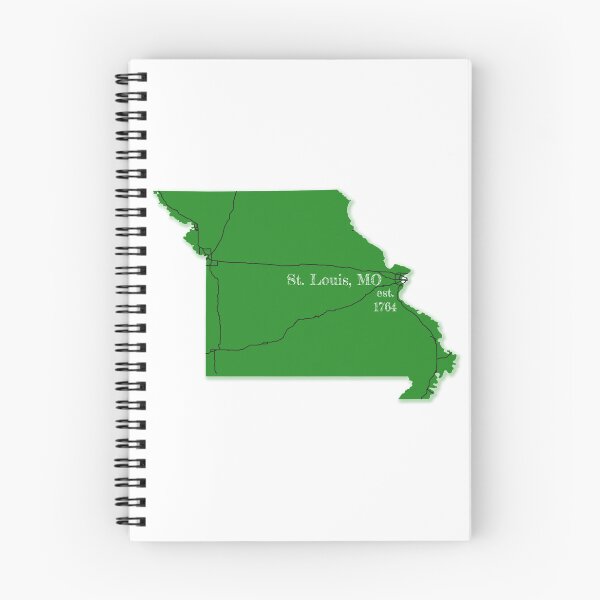 Item preview, St. Louis, MO [Green] designed and sold by PhilbonianDezin.