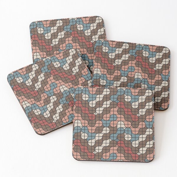 Item preview, Retro Geometric Mid-Century Modern Art Board designed and sold by FestivityFinds.
